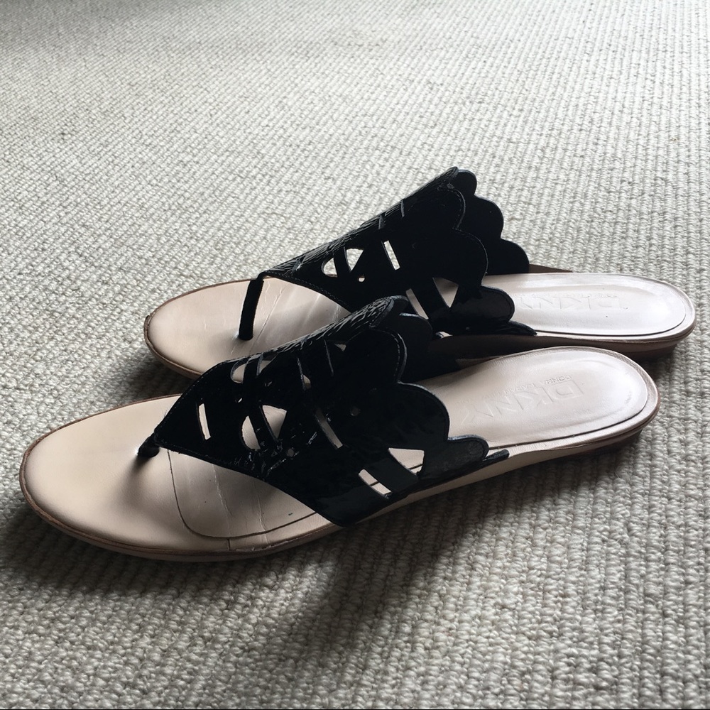 Donna Karan New York Patent Sandals